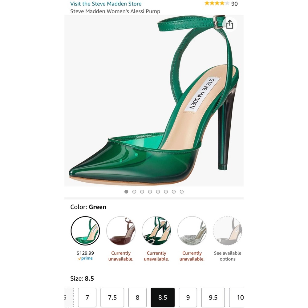 Steve Madden Women’s Alessi Pump Heels Brand New - Picture 3 of 7